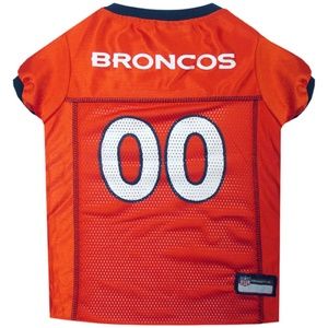 Denver Broncos NFL Pets First Dog Jersey Orange
